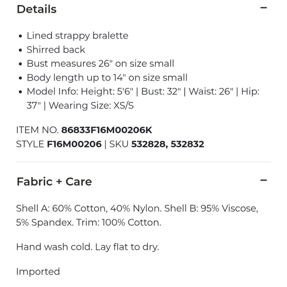 Free People Lace Bralette - Picture 6 of 6